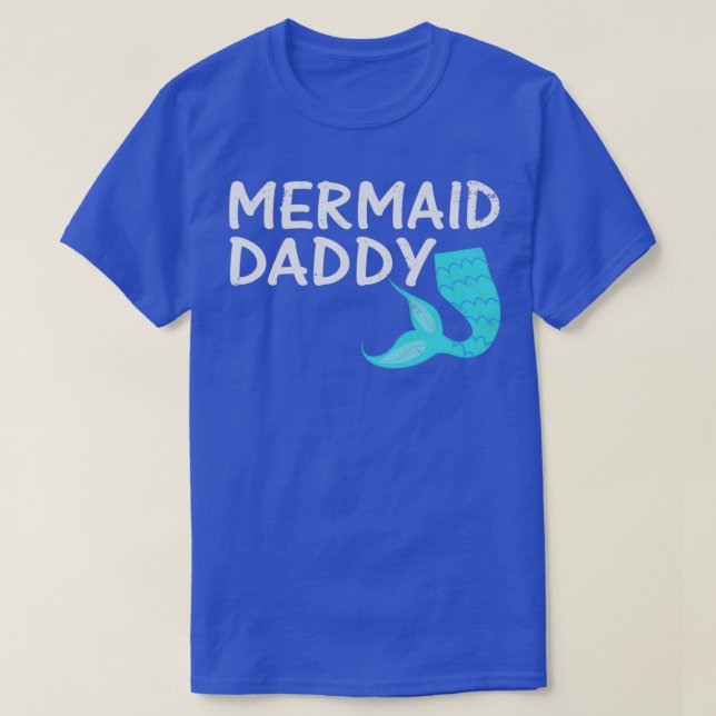 Sjöjungfru pappa Shirt Manar Merdad Gift T Shirt (Design framsida)