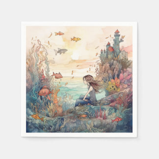 Sjöjungfru Pappersservett