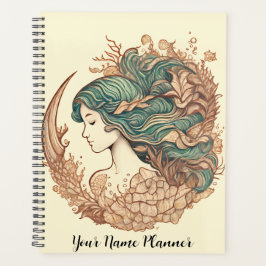 Sjöjungfru Planner med Namn-anpassning