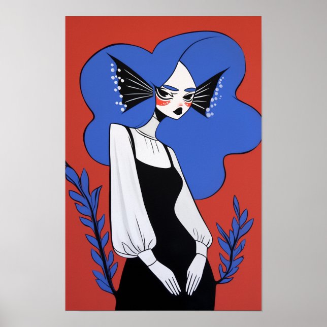 Sjöjungfru Poster (Framsidan)