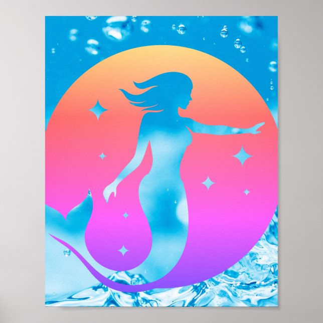 sjöjungfru poster (Framsidan)