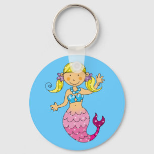 sjöjungfru princess nyckelring