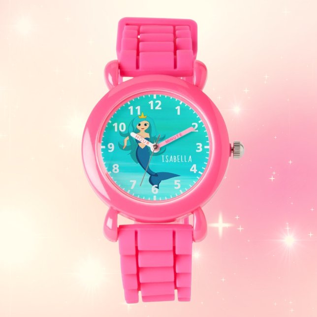 Sjöjungfru princess turquise Sea Girl Armbandsur (Skapare uppladdad)