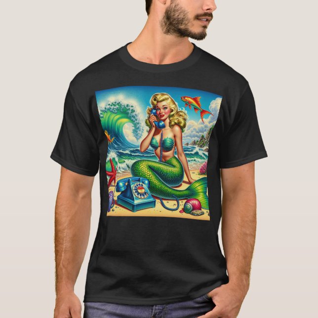 Sjöjungfru prinsessa t shirt (Framsida)