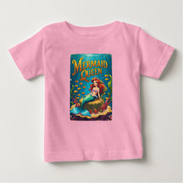 Sjöjungfru Queen Flicka Adsible Ocean Princess T Shirt