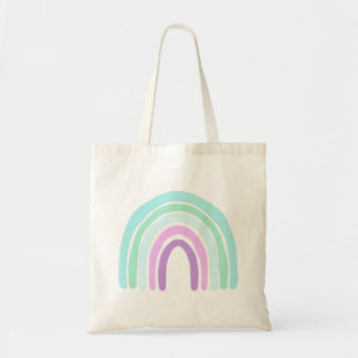 Sjöjungfru Rainbow Tote Bag Tygkasse