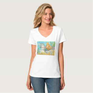 Sjöjungfru Riding Merhorse Unicorn V NACKE T SHIRT