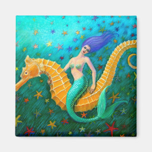 Sjöjungfru RittSeahorse Magnet