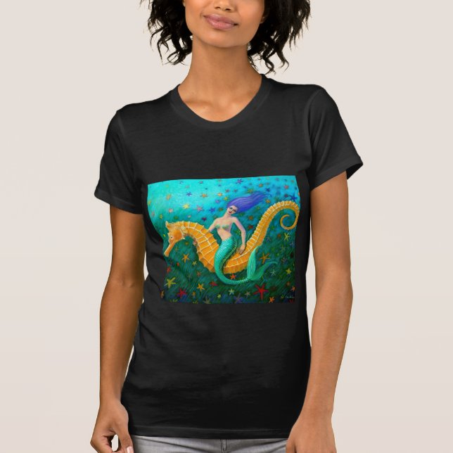 Sjöjungfru RittSeahorse Tee Shirt (Framsida)