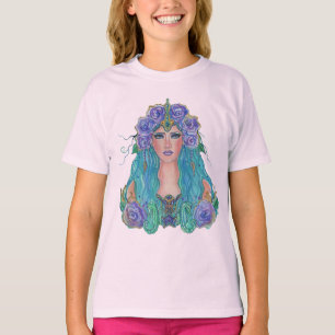 Sjöjungfru Ro i havskonsten av Renee Lavoie T Shirt