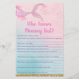 Sjöjungfru Rosa Guld som känner Mammans bästa spel