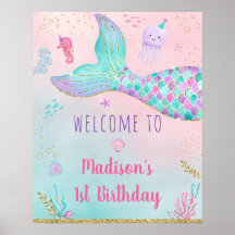 Sjöjungfru Rosa Guld under Havets födelsedag Välko