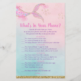 Sjöjungfru Rosa Guld What's in your Mobil Shower G