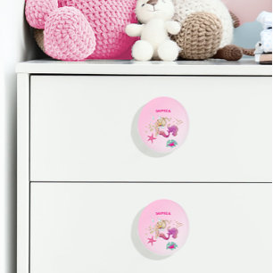 Sjöjungfru Rosa Starfish Nursery Decor Knopp