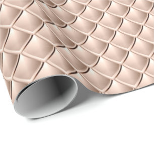 Sjöjungfru Scales Dragon Smala Ivory Creamy Presentpapper