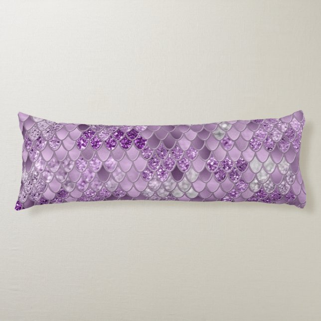 Sjöjungfru Scales Glam #18 (endast foto av Glitter Kroppskudde (Framsidan)