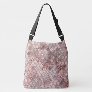 Sjöjungfru Scales Glam #5 (Faux Glitter) #decor #a Axelväska