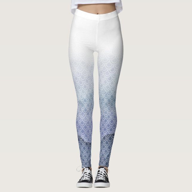 Sjöjungfru Scaly Ben Leggings (Framsida)