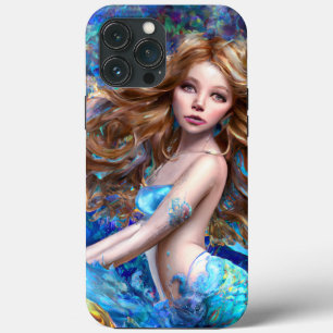 Sjöjungfru Sea Goddess Nymph Siren under Vatten Ar