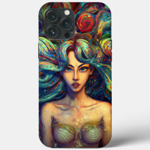 Sjöjungfru Sea Goddess Nymph Siren Underwater Art