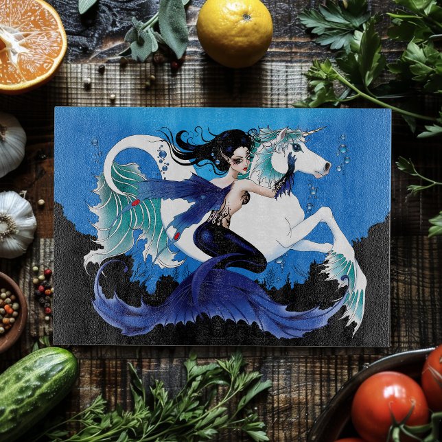 Sjöjungfru Sea Horse Fairy Blue (Skapare uppladdad)