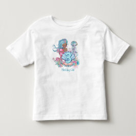 Sjöjungfru Sea Life | Födelsedagsfest med Anpassni T Shirt