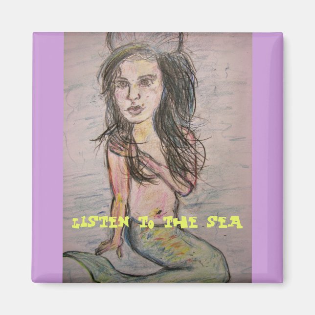 Sjöjungfru Sea Magnet (Framsidan)