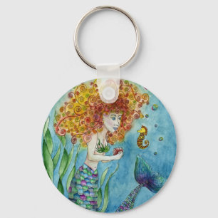 Sjöjungfru - Seahorse Keychain Nyckelring