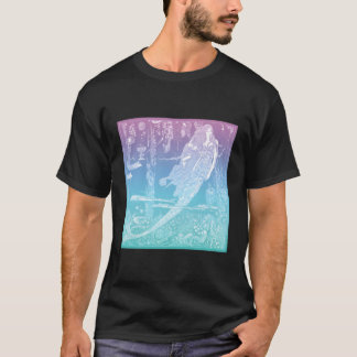 Sjöjungfru Seashells Sea Nymph Nouveau Mermaidcore T Shirt