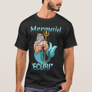 Sjöjungfru Security Grandpa Pappa Brother T Shirt