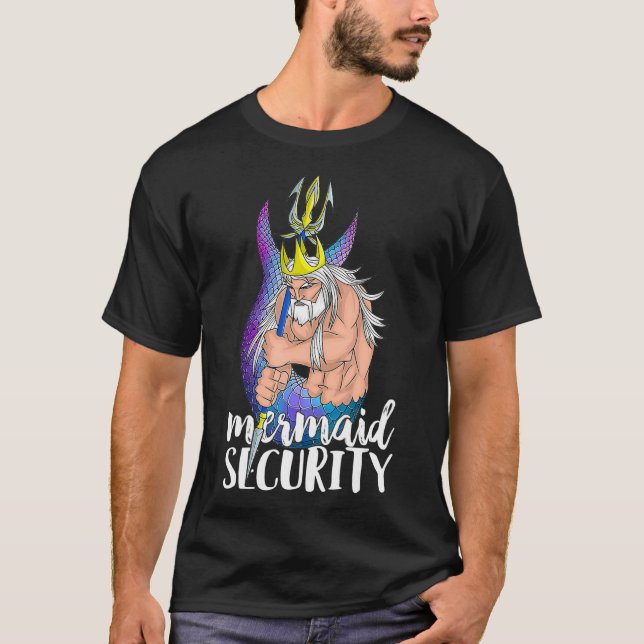 Sjöjungfru Security Merdad Strong New Mer Pappa Ch T Shirt (Framsida)