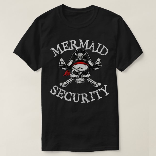 Sjöjungfru Security Pirat Pappa Brother Family M T Shirt (Design framsida)