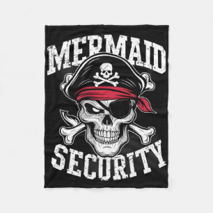 Sjöjungfru Security Pirat Pappa Brother Halloween Fleecefilt