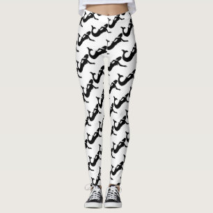 Sjöjungfru Silhouette Thunder_Cove Leggings