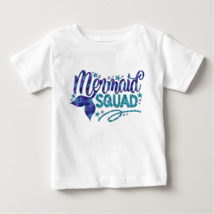 Sjöjungfru - "sjöjungfruSquad" - krickaFauxglitt T Shirt