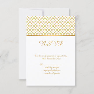 SJÖJUNGFRU SKAL TEMA VIT GULD ALLA TILLFÄLLEN RSVP OSA KORT