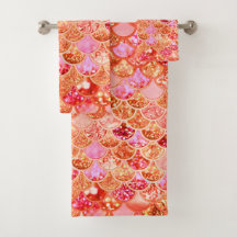 Sjöjungfru Skalförändrar Glitter flera Rosor