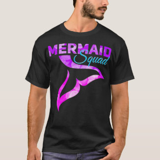 Sjöjungfru-skjorta kvinnor Birthday Gift Swimmer T Shirt