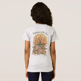 Sjöjungfru som försvarar havsbevarandet t shirt