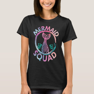 Sjöjungfru Squad Birthday Family Party 5 T Shirt