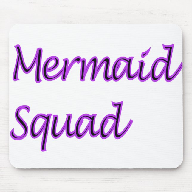 Sjöjungfru Squad Lila Ord Musmatta (Framsidan)