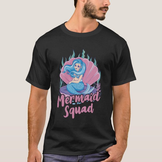 Sjöjungfru Squad Mythical Creature Py T Shirt (Framsida)