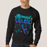 Sjöjungfru Squad of the Birthday Manar Lång Ärmad Tröja<br><div class="desc">Sjöjungfru Squad of the Birthday Sjöjungfru Family Matching Design ger Manar Sweatshirt Classic Collection.</div>