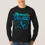 Sjöjungfru Squad of the Birthday Manar LS T Shirt<br><div class="desc">Sjöjungfru fyrkant av Svan-familjens matchningsdesign från Birthday Sjöjungfru ger Manar grundläggande Långärmad T-Shirt Classic Collection.</div>