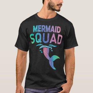 Sjöjungfru Squad Sjöjungfruars Birthday Family BDa T Shirt
