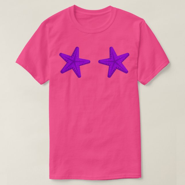 Sjöjungfru Starfish Bra T Shirt (Design framsida)