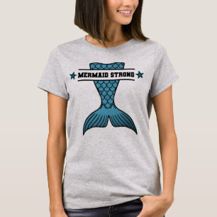Sjöjungfru stark t shirt