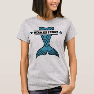 Sjöjungfru stark t shirt