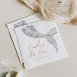 Sjöjungfru Svan 1:a födelsedag Pappersservett