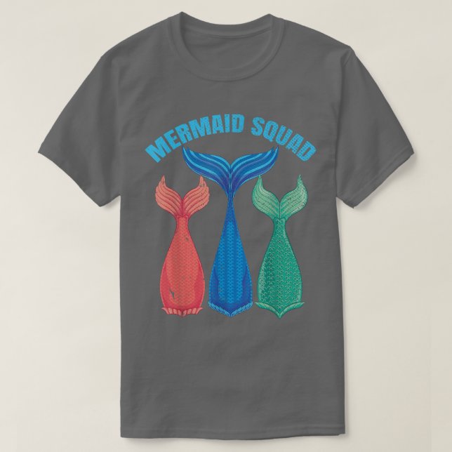 Sjöjungfru Svan Fairytale Sjöjungfru Squad Fantasy T Shirt (Design framsida)